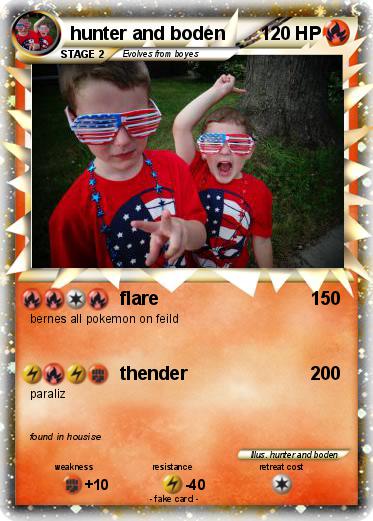 Pokemon hunter and boden