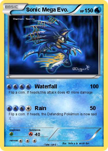 Pokemon Sonic Mega Evo.