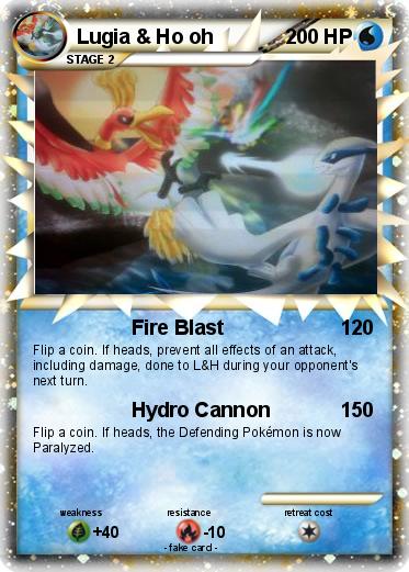Pokemon Lugia & Ho oh