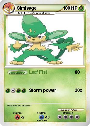 Pokemon Simisage