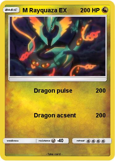Pokemon M Rayquaza EX