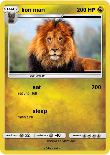 Pokemon lion man