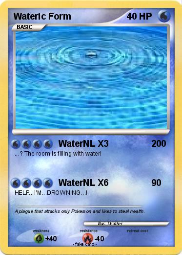 Pokemon Wateric Form