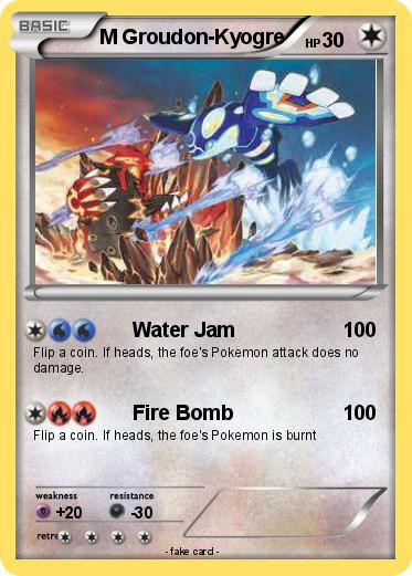 Pokemon M Groudon-Kyogre
