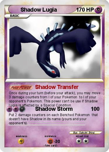 Pokemon Shadow Lugia