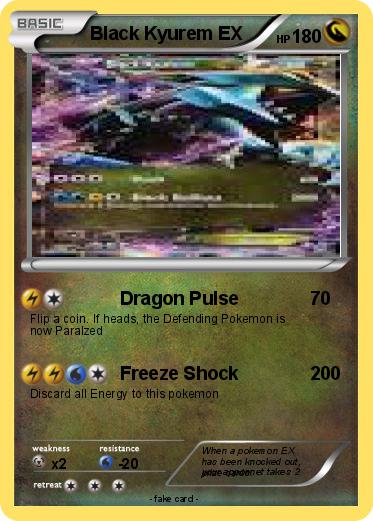 Pokemon Black Kyurem EX