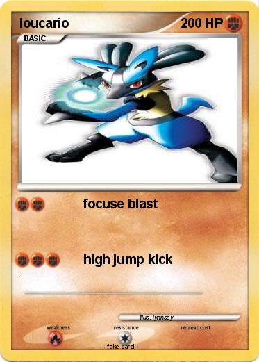 Pokemon loucario