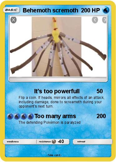 Pokemon Behemoth scremoth