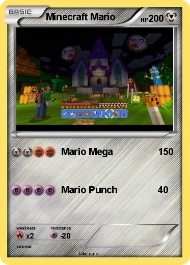 Pokemon Minecraft Mario