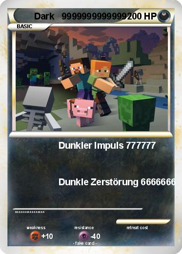 Pokemon Dark   9999999999999