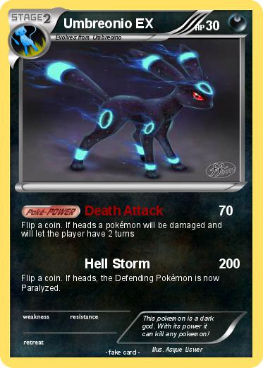 Pokemon Umbreonio EX