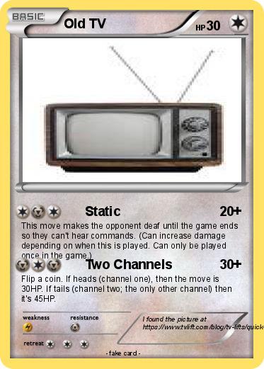 Pokemon Old TV