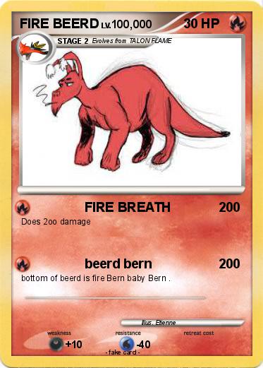 Pokemon FIRE BEERD