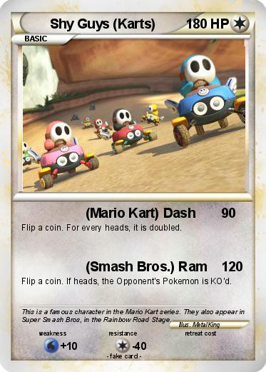 Pokemon Shy Guys (Karts)