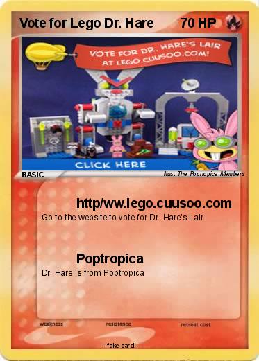 Pokemon Vote for Lego Dr. Hare
