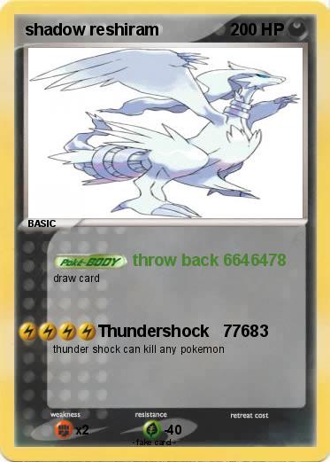 Pokemon shadow reshiram
