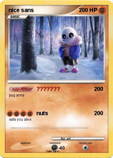 Pokemon nice sans