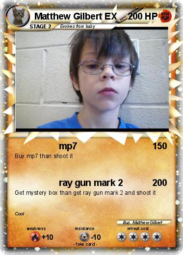 Pokemon Matthew Gilbert EX