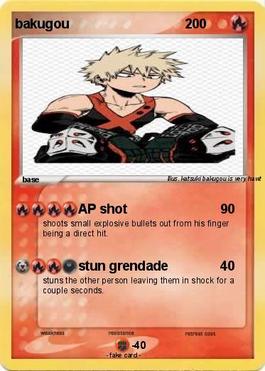 bakugo pokemon card Ichiban Kuji My Hero Academia The Power of Weaving Pokemon Bakugo 68