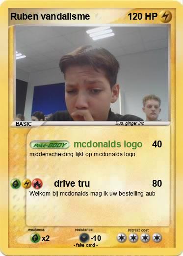 Pokemon Ruben vandalisme