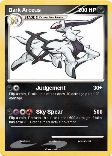 Pokemon Dark Arceus