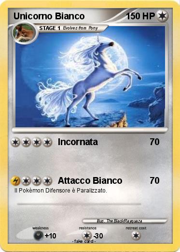 Pokemon Unicorno Bianco