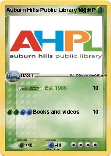 Pokemon Auburn Hills Public Library logo
