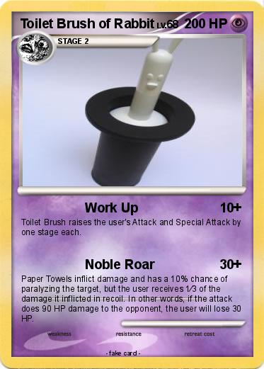 Pokemon Toilet Brush of Rabbit