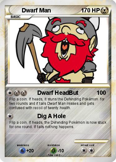 Pokemon Dwarf Man