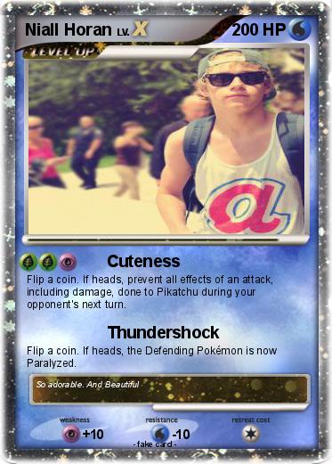 Pokemon Niall Horan