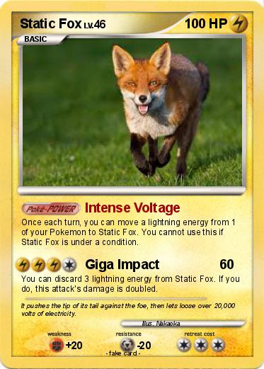 Pokemon Static Fox