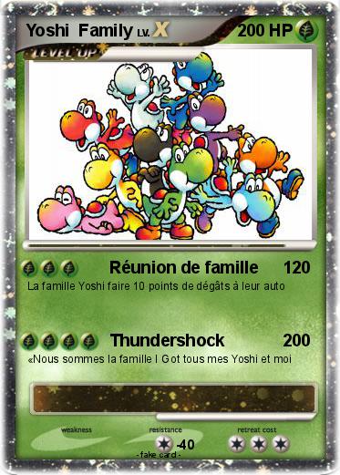 Pokemon Yoshi  Family