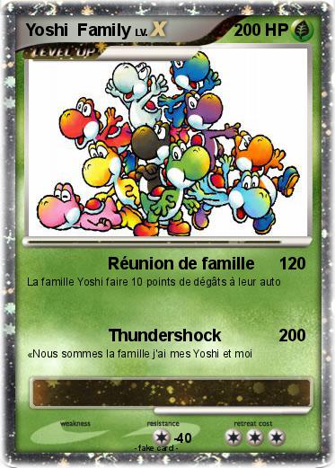 Pokemon Yoshi  Family