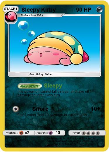 Pokemon Sleepy Kirby
