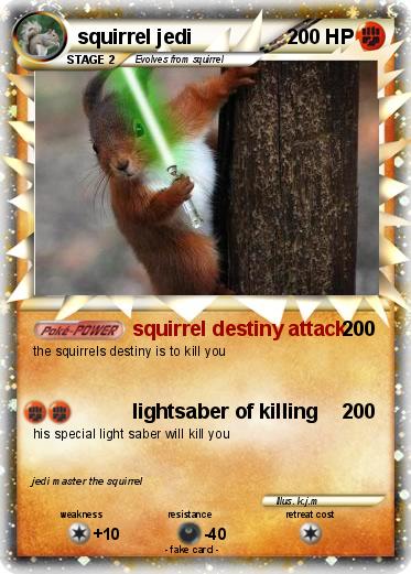 Pokemon squirrel jedi