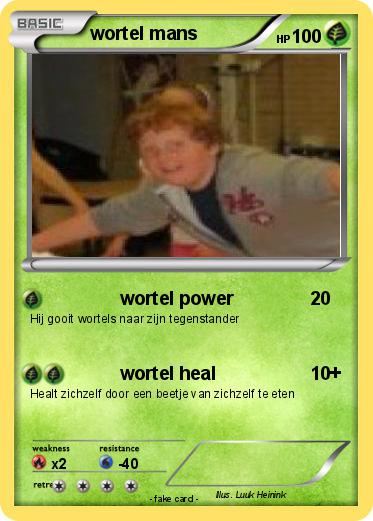 Pokemon wortel mans