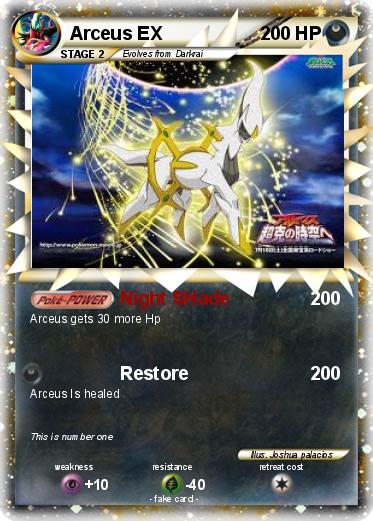 Pokemon Arceus EX