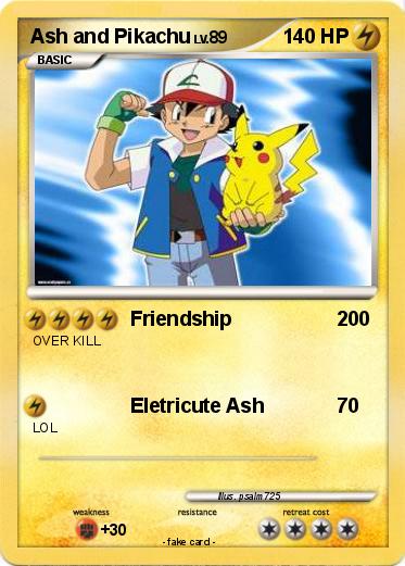Pokemon Ash and Pikachu