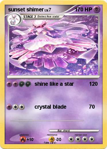 Pokemon sunset shimer