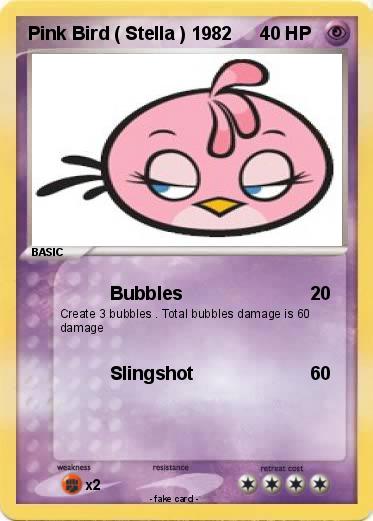 Pokemon Pink Bird ( Stella ) 1982