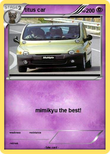 Pokemon titus car