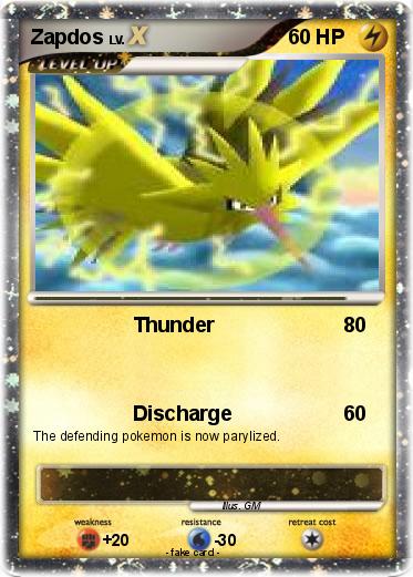 Pokemon Zapdos