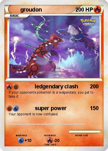 Pokemon groudon
