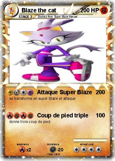 Pokemon Blaze the cat