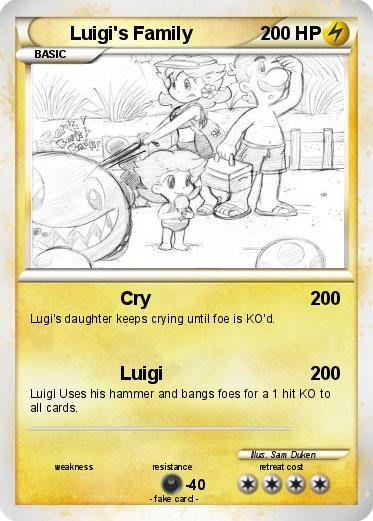Pokemon Luigi's Family