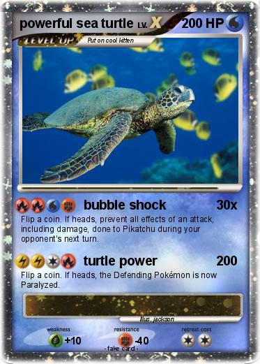 Pokemon powerful sea turtle