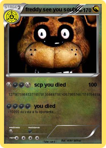 Pokemon freddy see you sould