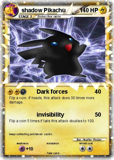 Pokemon shadow Pikachu