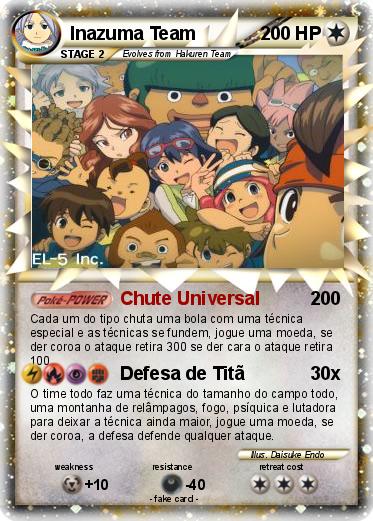 Pokemon Inazuma Team