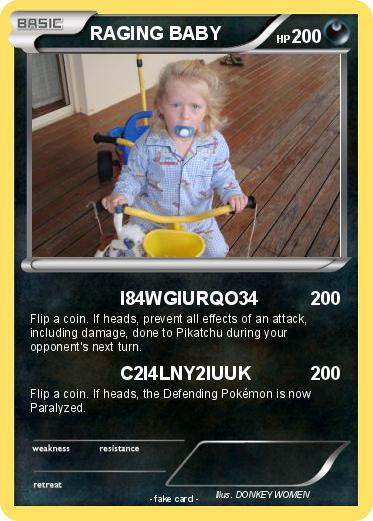 Pokemon RAGING BABY